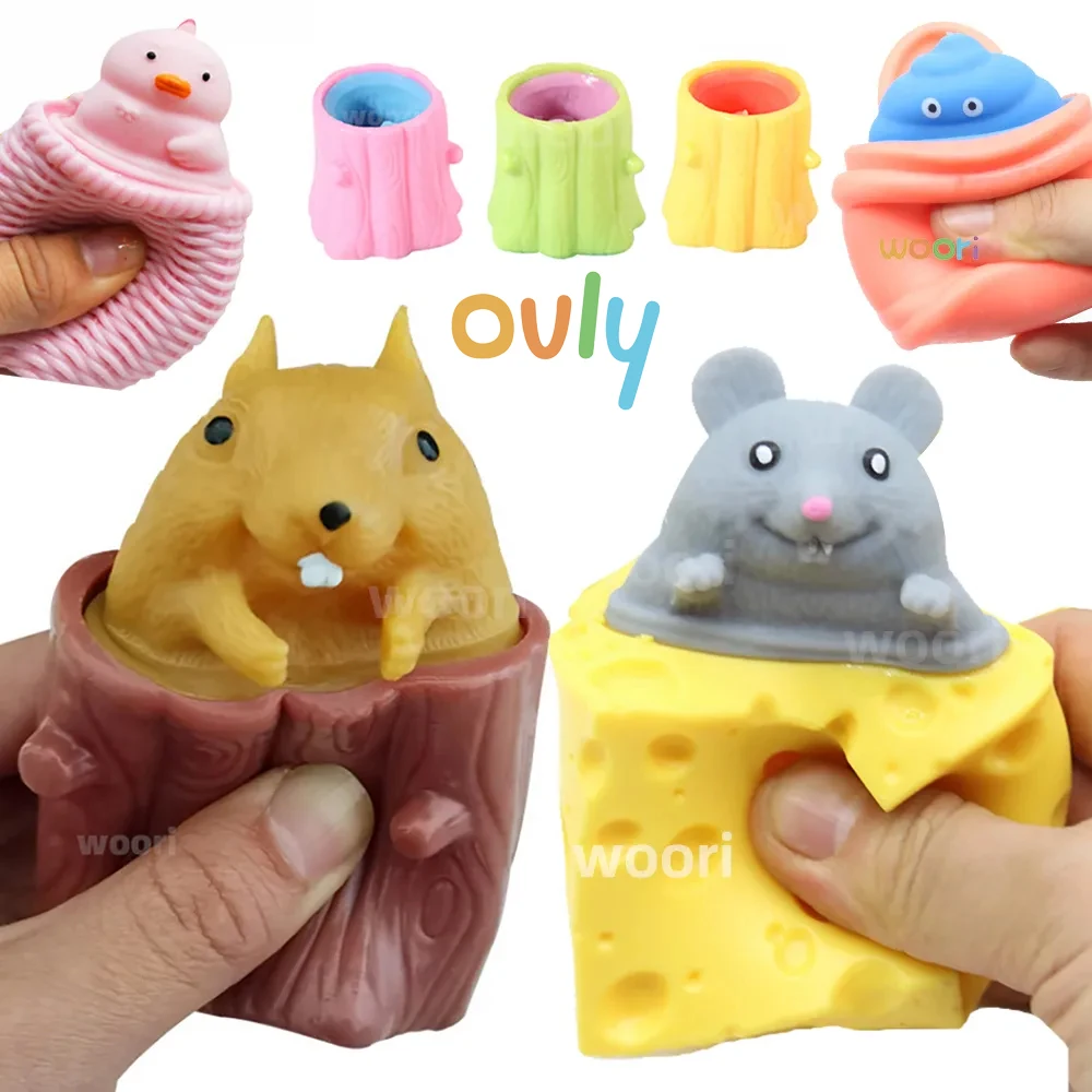 Ovly Spremere Squirrel Cup Toys Decompression Fidget Antistress Sensoriale Antistress Regalo Stravagante Per Bambini Adulti