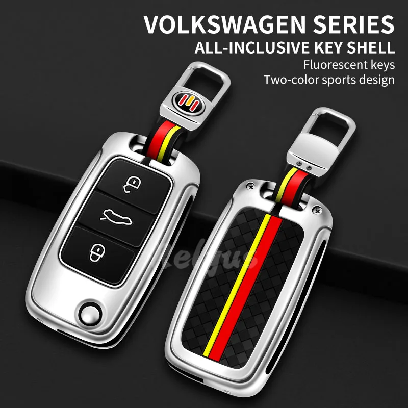 Car Key Fob Case Cover Protector for Volkswagen VW Bora Polo Tiguan