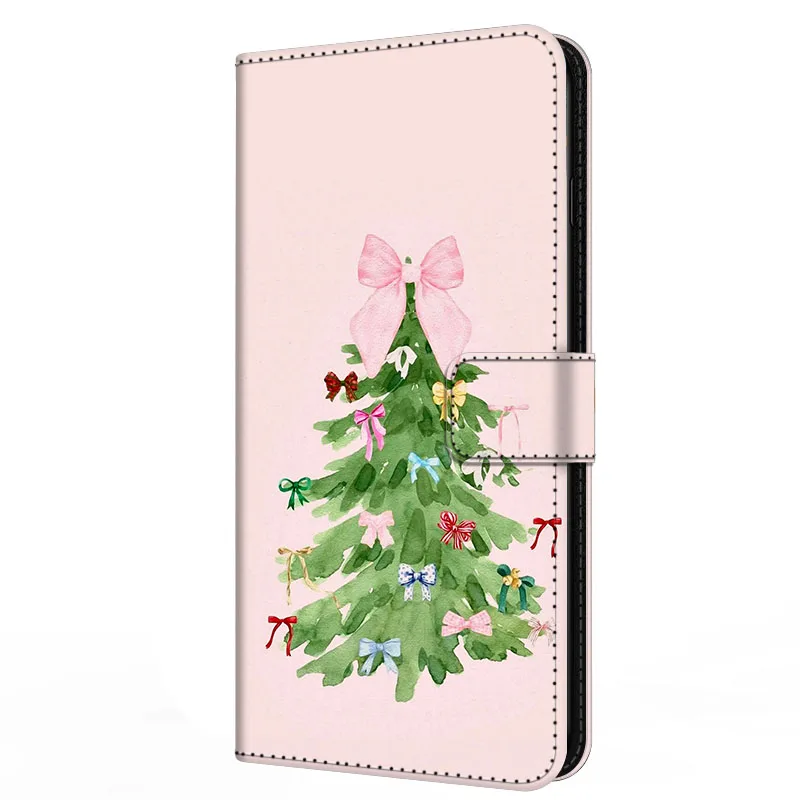 Magnetic Pink Leather Wallet Case - Book Style Flip Cover