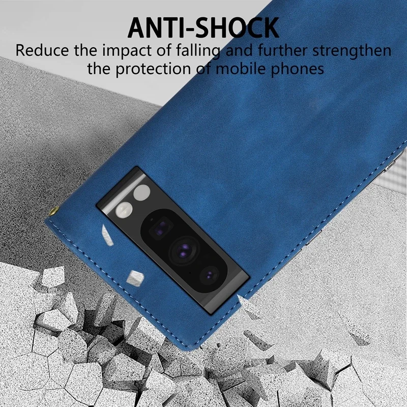 ZZXX Wallet PU Material Magnetic Flip Leather Case For Google