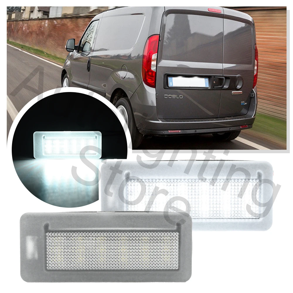 2X Led Targa Lampada Per Fiat Doblo 2010-2022 Opel/Vauxhall Combo D Barn Door Modelli Solo Ram Promaster City Can-Bus