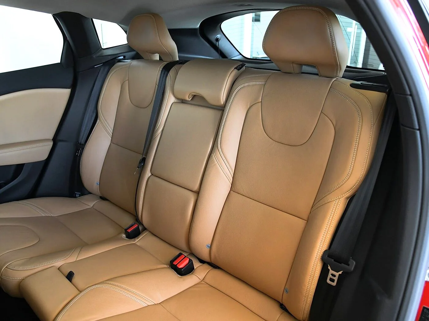 Volvo V40 2012 2013 2014 2015 2016 2017 2018 2019 2020 풀 세트 나파 가죽 맞춤형 카시트 커버 인테리어 액세서리
