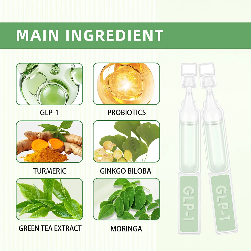 Body Care Supplies GLP-1 Drops Body Sliming Weight Loss Supplements for Women Men Natural Advanced Body Care