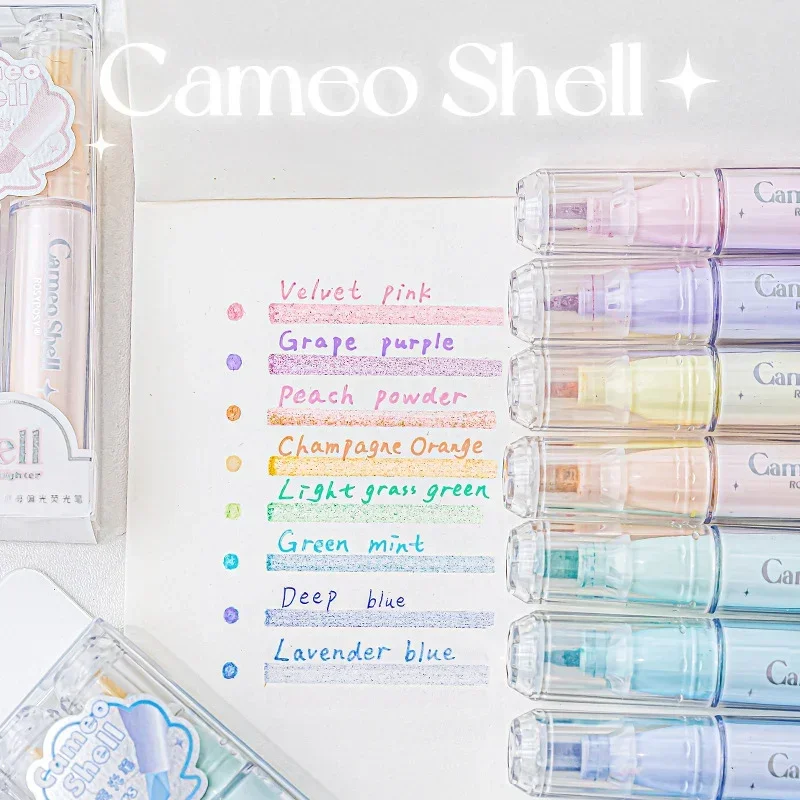 Highlighter Marker Highlighter Pen Art Marker Marker Pen Cute Glitter Marker Pens Spot Liner Sketch Graffiti Marker Fluorescent Pastel Drawing Painting 4pcs