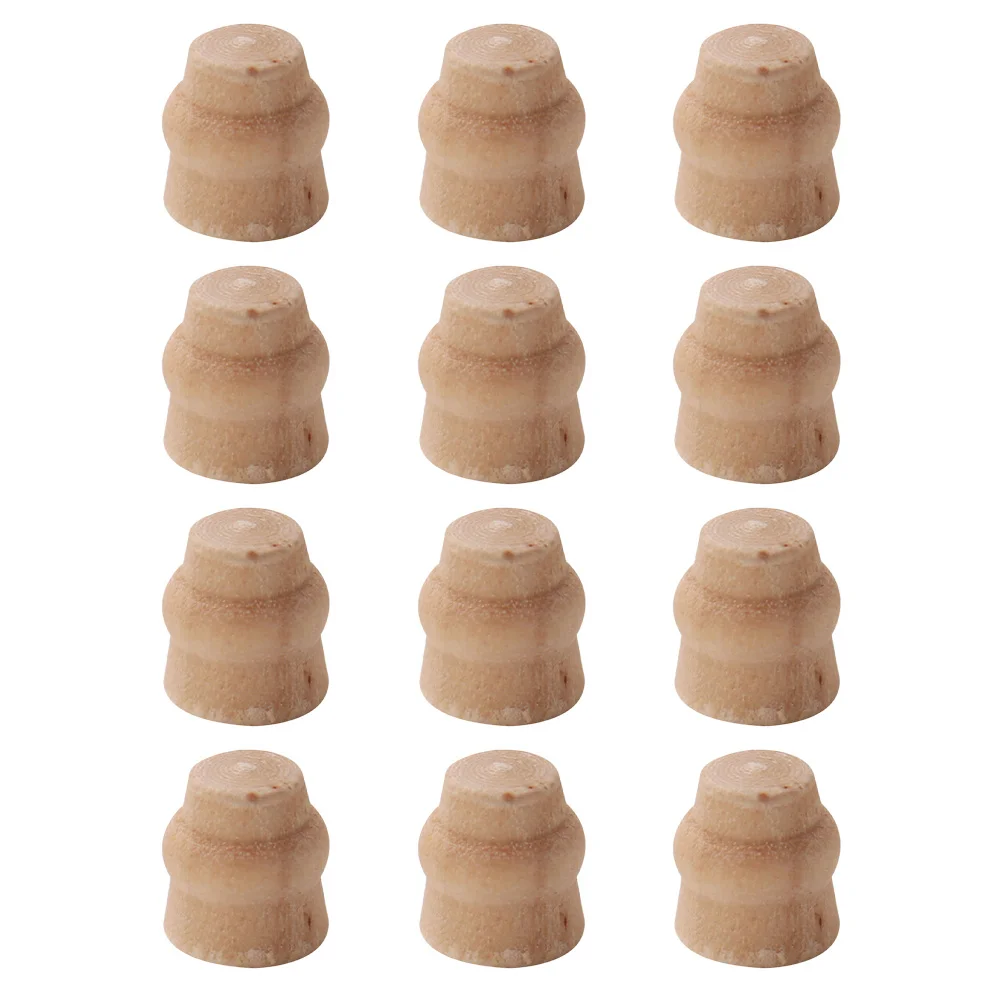

Miniature Table Legs Chair House Cabinet Stool Accessories Wood for Furniture Wooden Replacement Children’s Toys