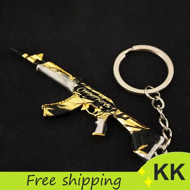 

9cm Valorant Weapon Vandal Champions 2021 Metal Gun Material Weapon Model Sword Keychain Game Model Peripheral Display Gift Toys