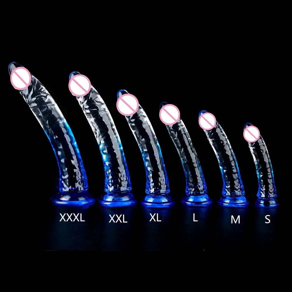Realistic Dildo With Suction Cup Huge Penis Female G-spot Vaginal Masturbator Flexible Dildos Realistic Long Penis Sex Toys