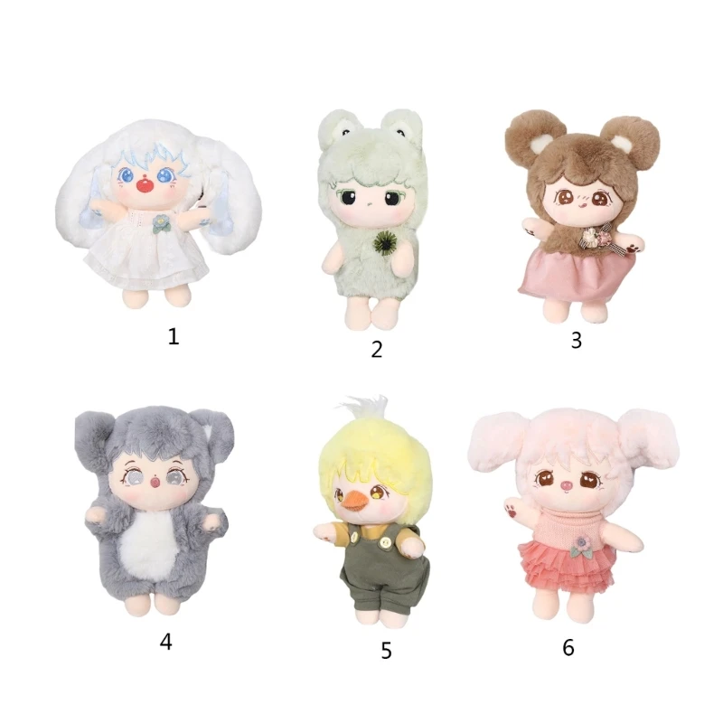 

Плюшевая кукла милая мягкая игрушка с костюмом животного и одеждой 7,87 дюймов челнока