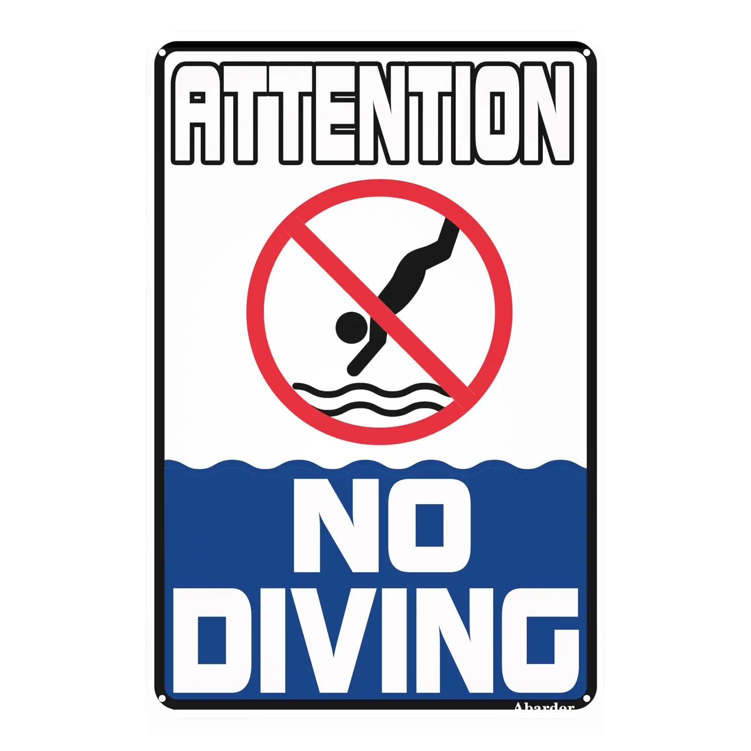 

Табличка для бассейна декор для винтажного бассейна, неглубокая вода, без подводного плавания или прыжков, жестяной знак, Постер, декор для клуба и дома, 12x8 дюймов