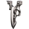 304 Stainless Steel Ring Slingshot Venomous Sting Fast Pressing Clip Flat Rubber Band Slingsshot Outdoor Hunting and Shooting 6