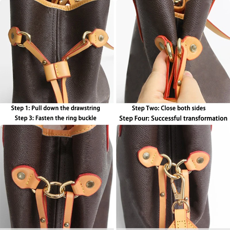 EverToner Wide Shoulder Strap Adjustable Replacement Bag Strap Double-sided Solid Color For l-v neverfull Belts Bag accessory