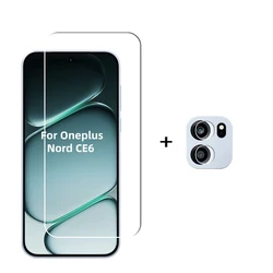 Premium 6 - in - 1 Tempered Glass & HD Protective Screen Protector with Camera Lens Film for OnePlus Nord CE6 (1 Glass and 1 Lens)