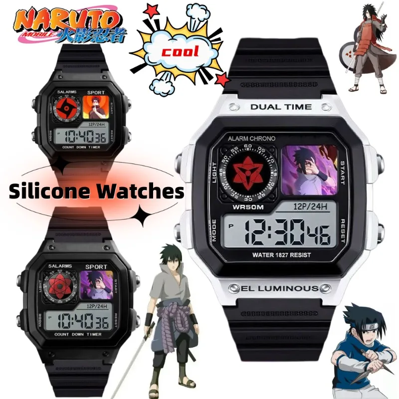 Stylish Naruto-Themed Cartoon Digital Wristwatch - Perfect Gift