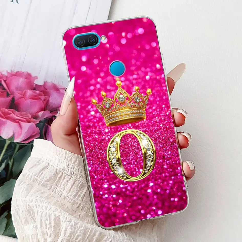 Fashion Letters Crown Soft Silicone Back Protective Phone Case Cover