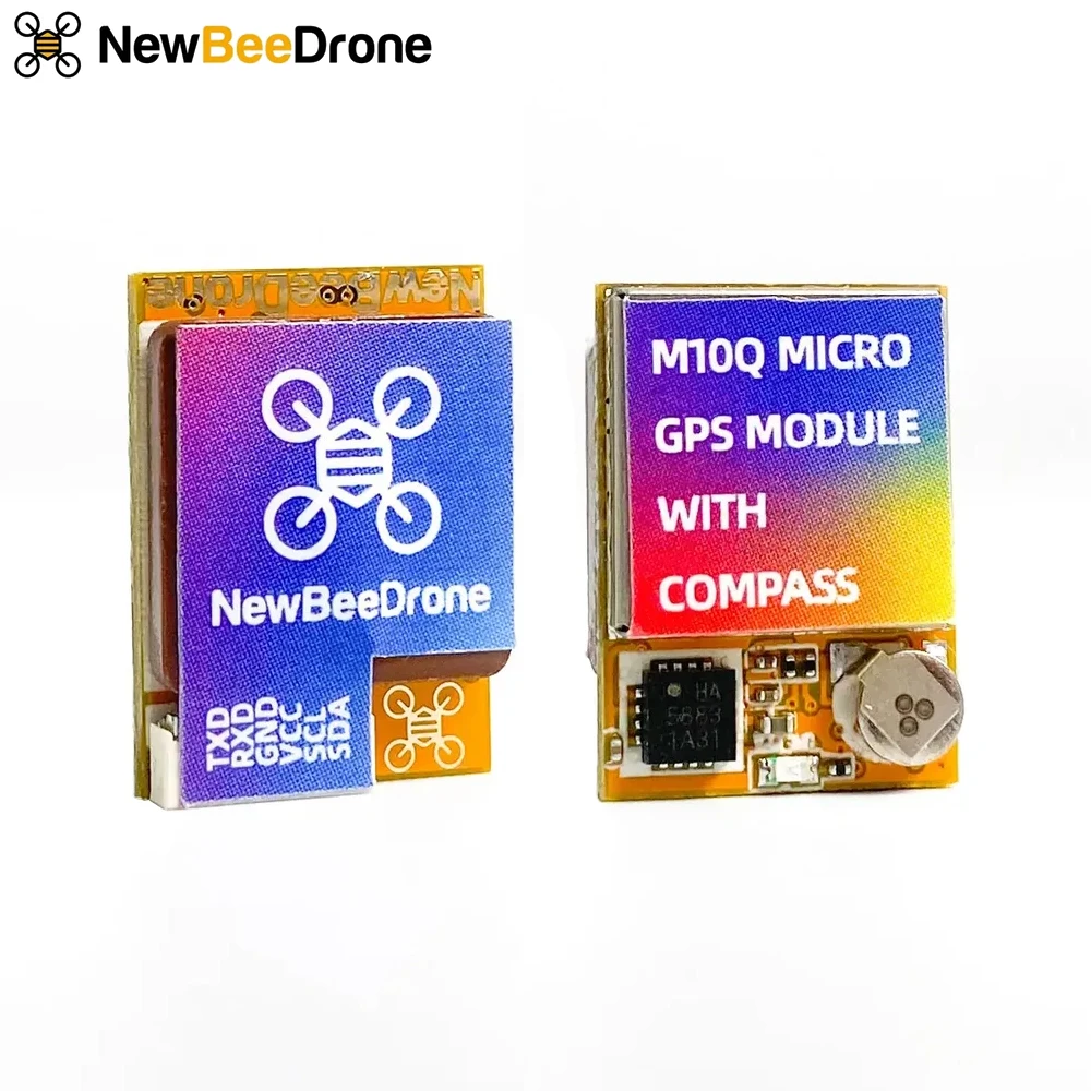 Modulo GPS BeeID V1.1 M10Q per FPV Drone - RemoteID, Betaflight, INAV