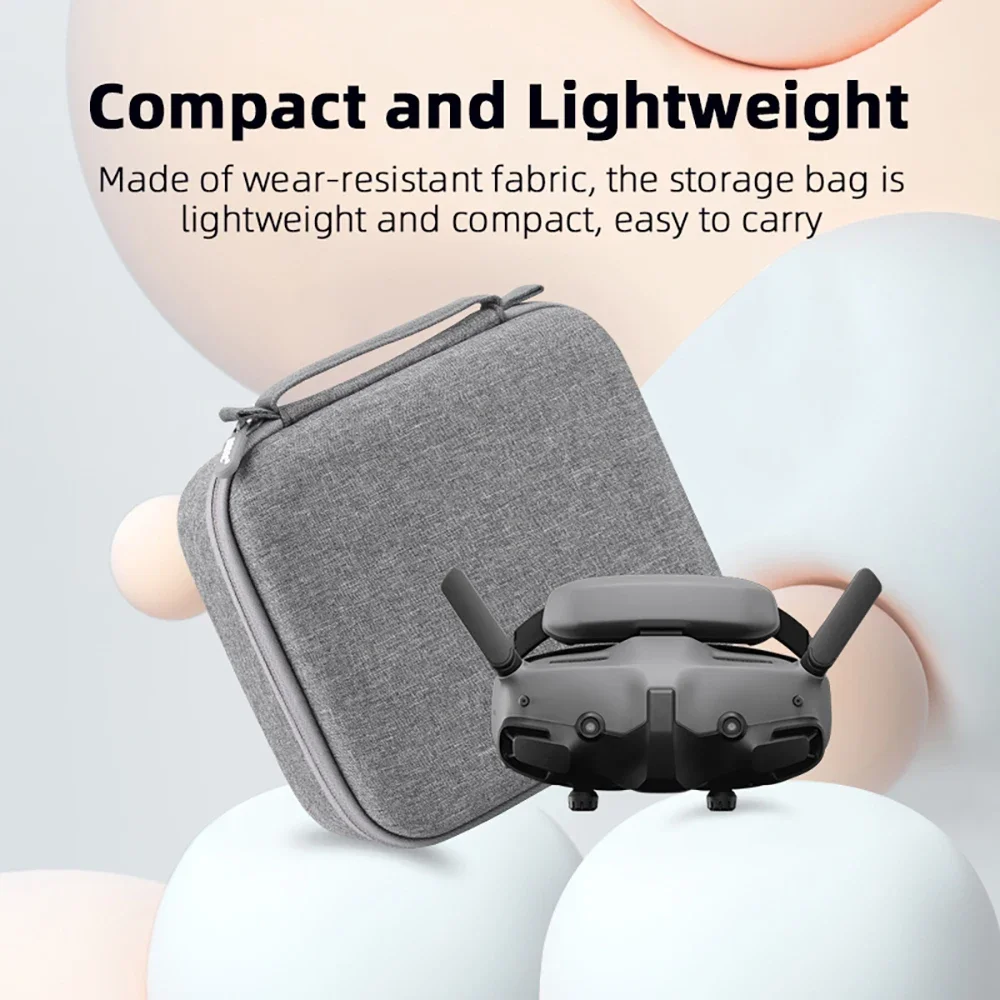 Drone Storage Bag BRDRC Avata 2 Storage Bag for DIJ Goggles 3/RC Motion 3 Handbag Portable Carrying Travel Case Protection Box DropResistant