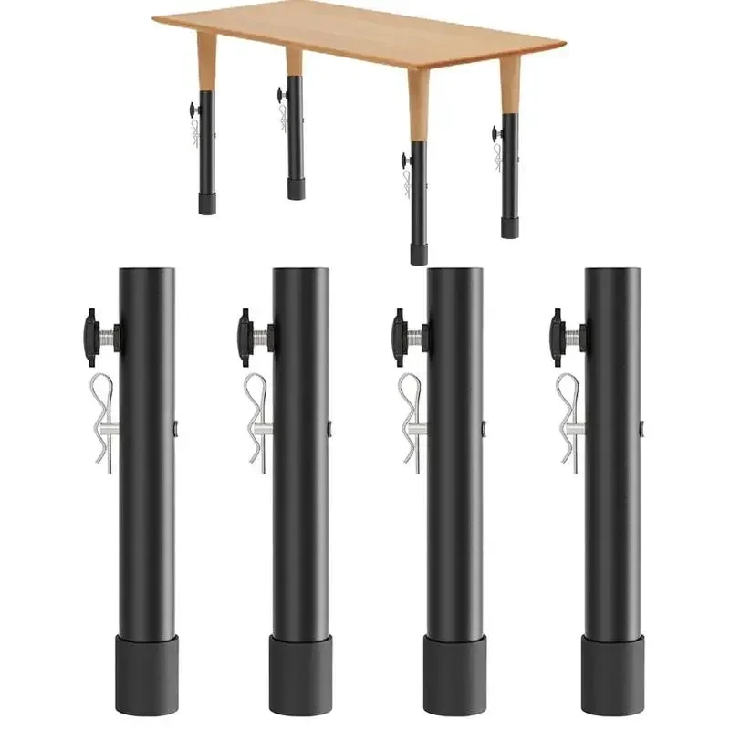 

4Pcs Foldable Extender Table Cabinets Legs Riser Sofa Bed TV Cabinet Feet Folding Furniture Legs