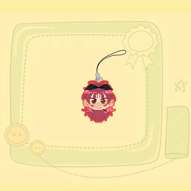 Puella Magi Madoka Magica 휴대폰 랜야드, 아케미 호무라 카나메 마도카 아크릴 가방 펜던트, 카와이 스트랩, 걸이식 로프, 친구 선물