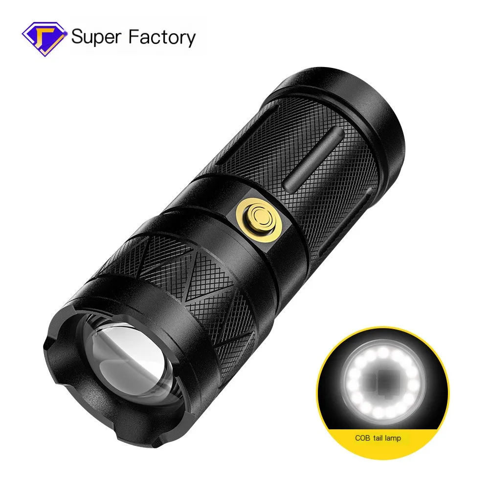 Rechargeable Led Flashlight Super Powerful Flashlight 30000000 Lumens