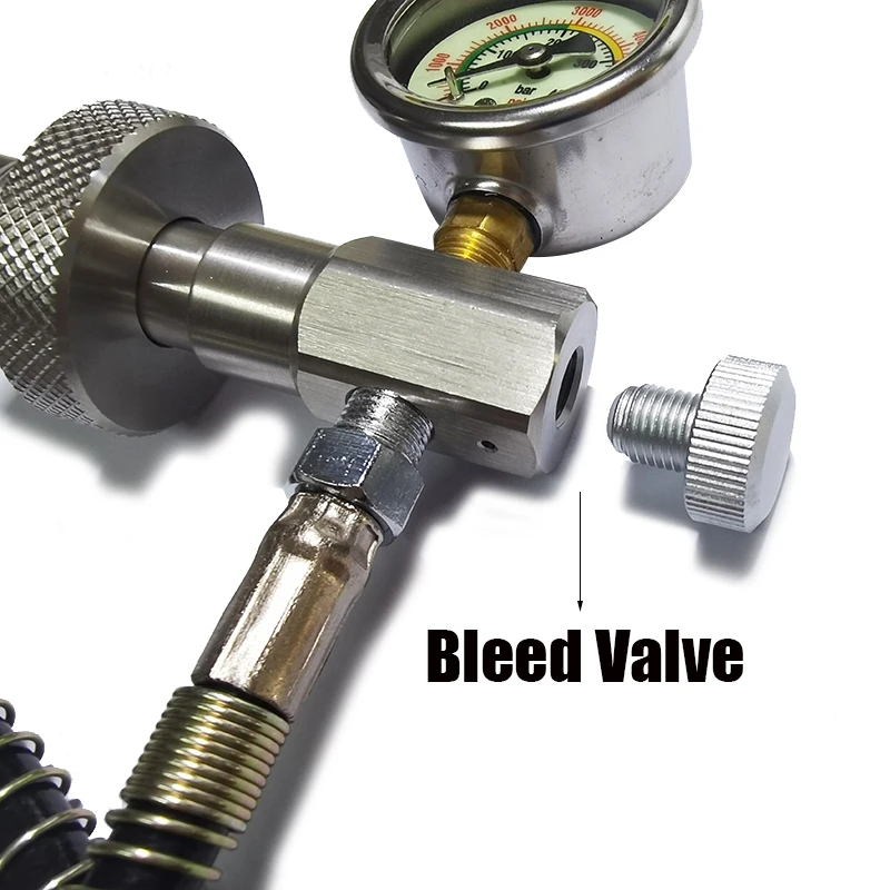HPA Diving Scuba Big Gas Tank To Small Cylinder Bottle Adapter DIN G5/8 HP Air Fill Station Refill Filling Connector SS pneumatic quick coupling