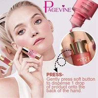 PAGE VINE Liquid Blush Eyeshadow Contour Hydrating Brightening Women's Face Rouge Water Cream Plumper Blusher Makeup Cosmetics 1