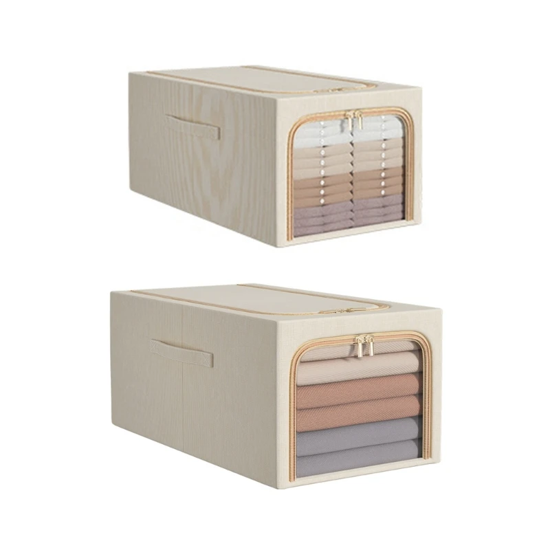

Foldable Household Storage Bags Clothes Storage Box Wardrobe Container