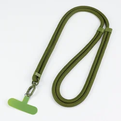 Universal Adjustable Phone Lanyard with Sturdy Crossbody Strap and Anti - Lost Clip (Green)