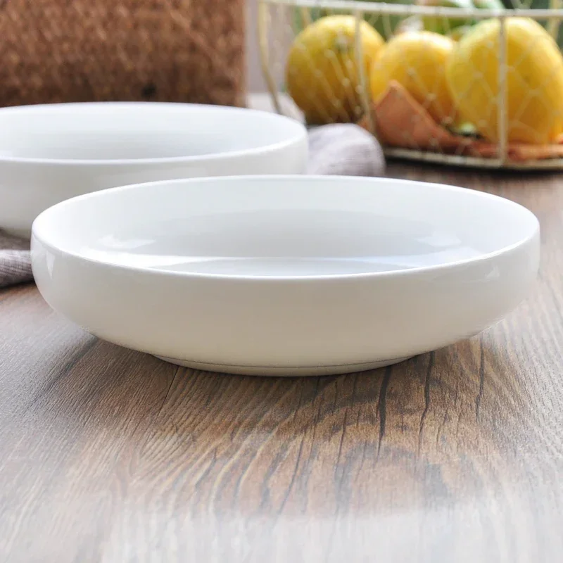 High Quality White Bone Porcelain Appetizer Dessert Salad Bread Butter Side Dinner Plate Creative Ceramic Dish