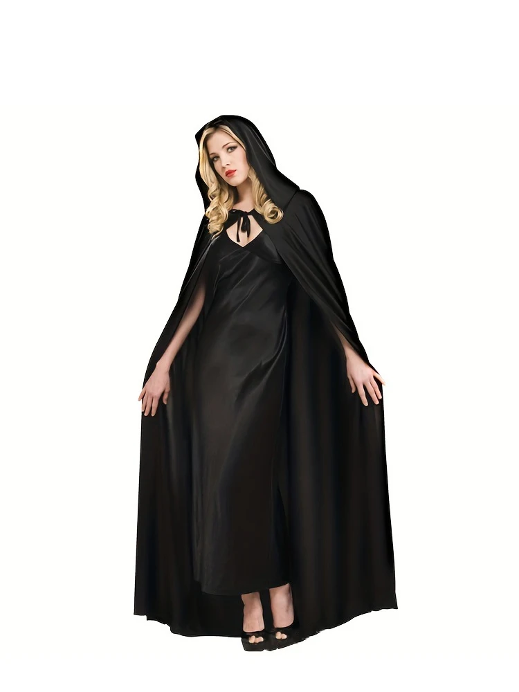Halloween Wicked Witch Cloak with Hat