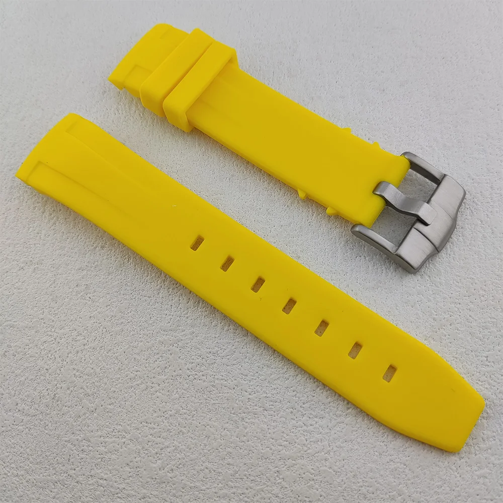 Premium Rubber Watch Strap 22mm Replacement Bracelet - Durable and Comfortable Watch Accessory