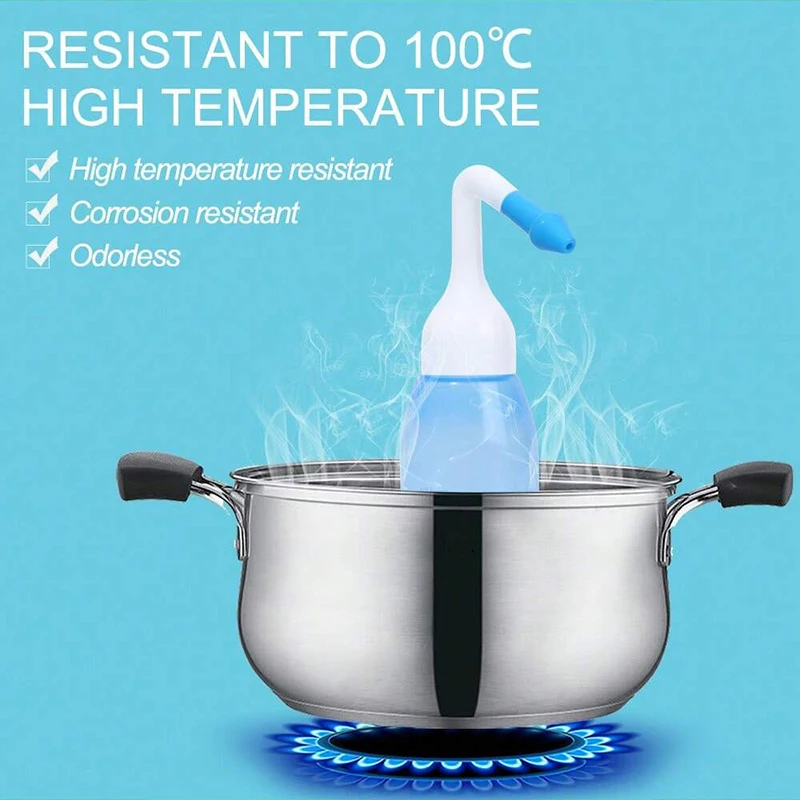 Nose Wash Cleaner Nose Wash Cleaner Nasal Irrigator Rinse Bottle Nose Protector Avoid Allergic Rhinitis Adults Children Neti Pot 300ML 500ML