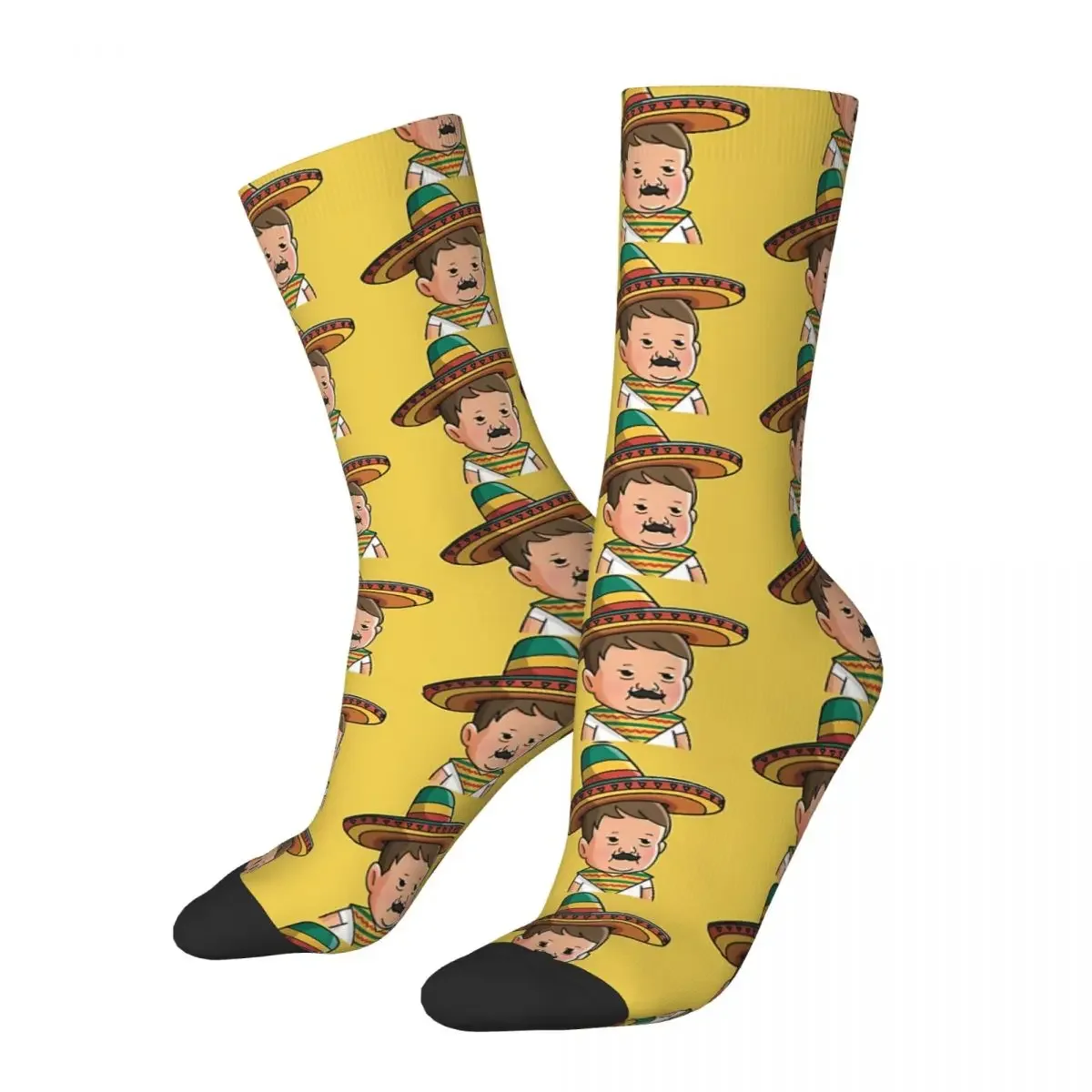 

Happy Men's Socks Mexican Hasbik Retro Harajuku Hasbulla Magomedov Hip Hop Seamless Crew Crazy Sock Gift Pattern Printed