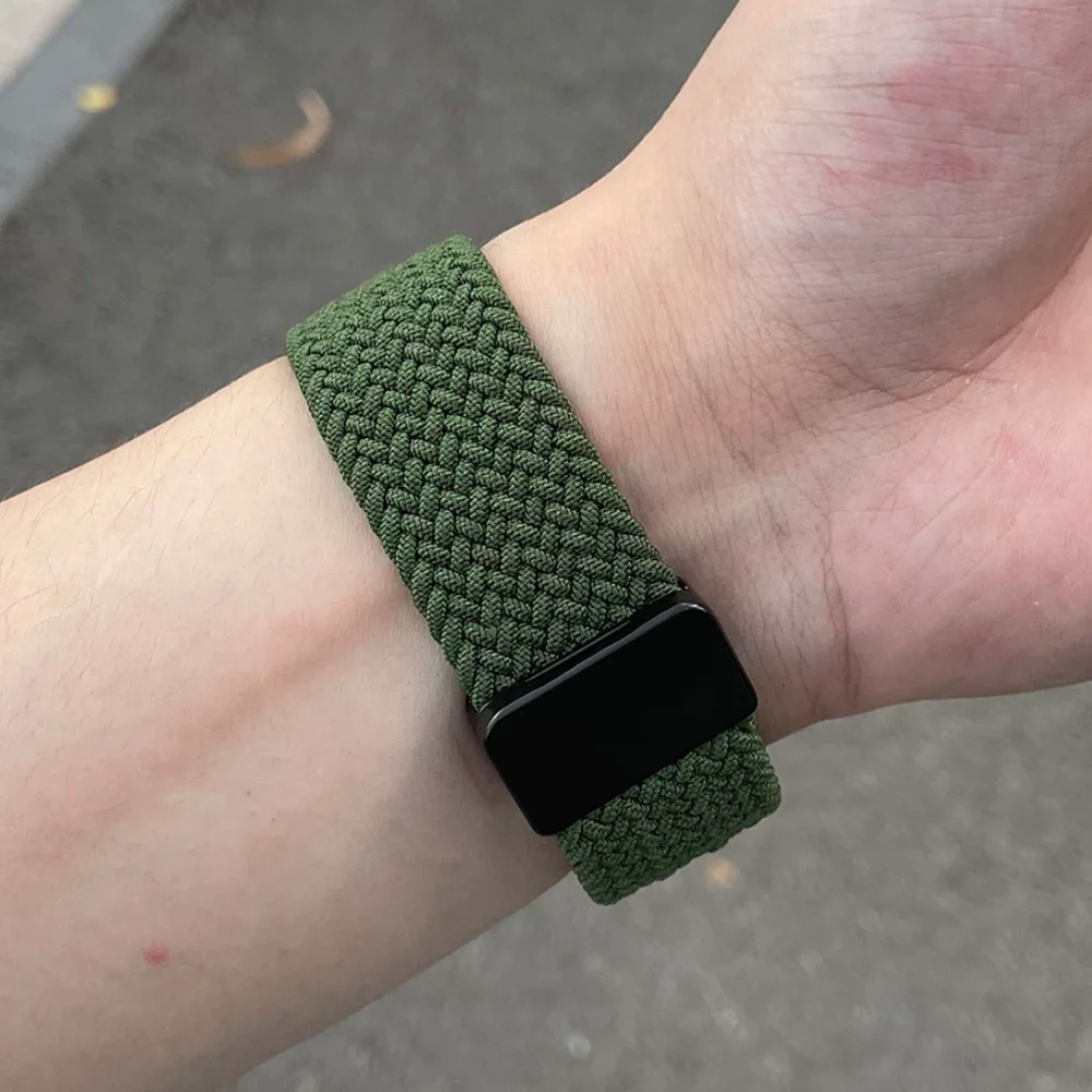 Adjustable Sport Braided Nylon Magnetic Bracelet Strap Loop