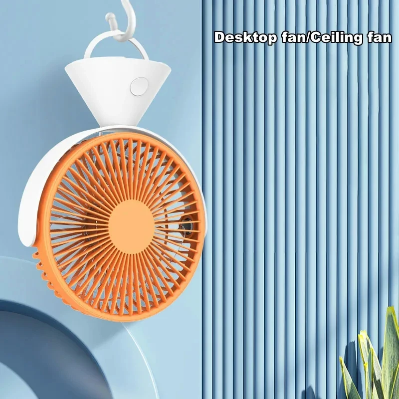 NewDesktopFanHangingUprightTwoUsersOutsideCampingTentCharging