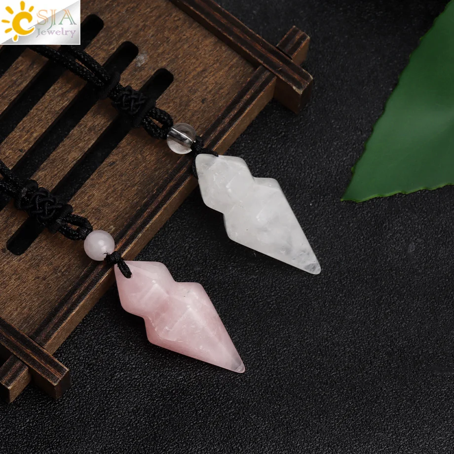 ☆NOONOO FINGERS☆ [Natural Stone] Crystal Shell Quartz Neck