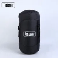 Goose down outdoor camping warm sleeping bag is suitable for -5°C-15°C, equipped with a portable storage bag 2