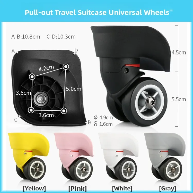 Large Wheel Lage Suitcase Travel Bag with Pull Rod Smooth Rolling Wheels Glides J002 Durable Handbag for Men And Women