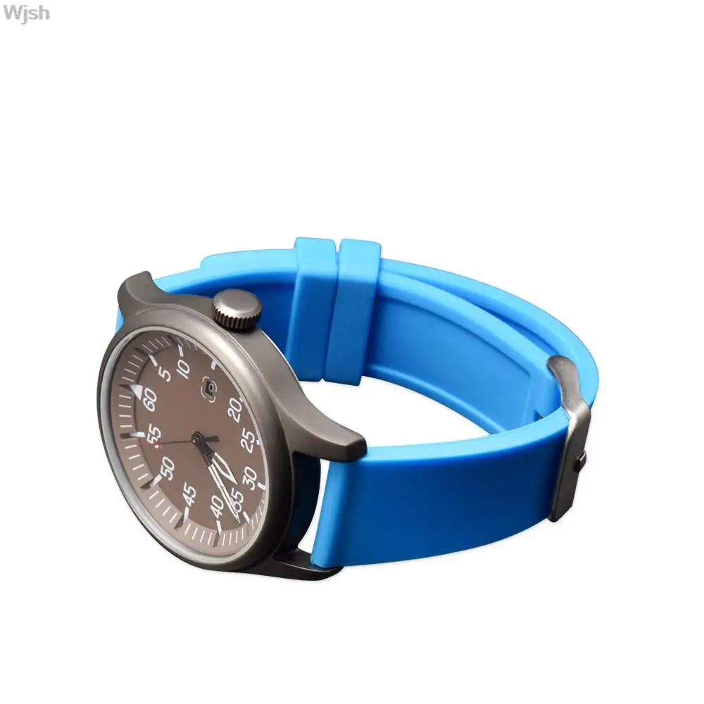 Silicone Sport Waterproof Watch Band - Soft Rubber Wrist Strap Bracelet Accessories