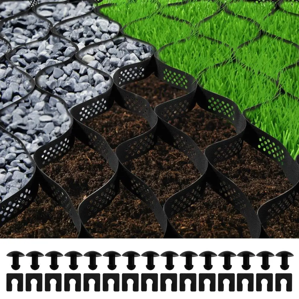 Heavy Duty Ground Stabilization Grid 1885 Lbs Load Capacity 3 Deep Permeable for diy Patio & Beyond