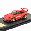 SW STAR 1:64 993 Wide-body RWB modified White Apple Status has alloy car model set 4