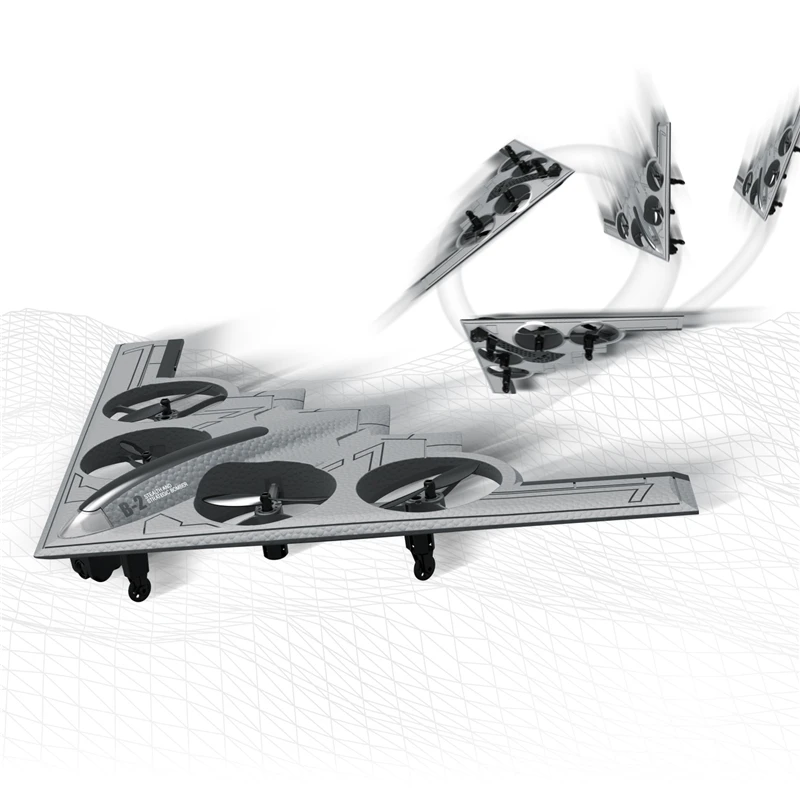For B2 Fighter Stealth Bomber WIFI FPV Remote Control Plane 480P Camera RC Airplane 2.4G Turbofan Structure Hover Big Glider 3