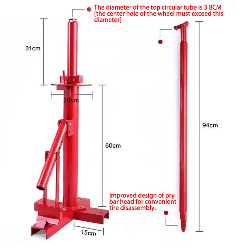 

Портативное устройство для демонтажа шин мотоциклов и автомобилей, безкамерный инструмент для ремонта шин без повреждений