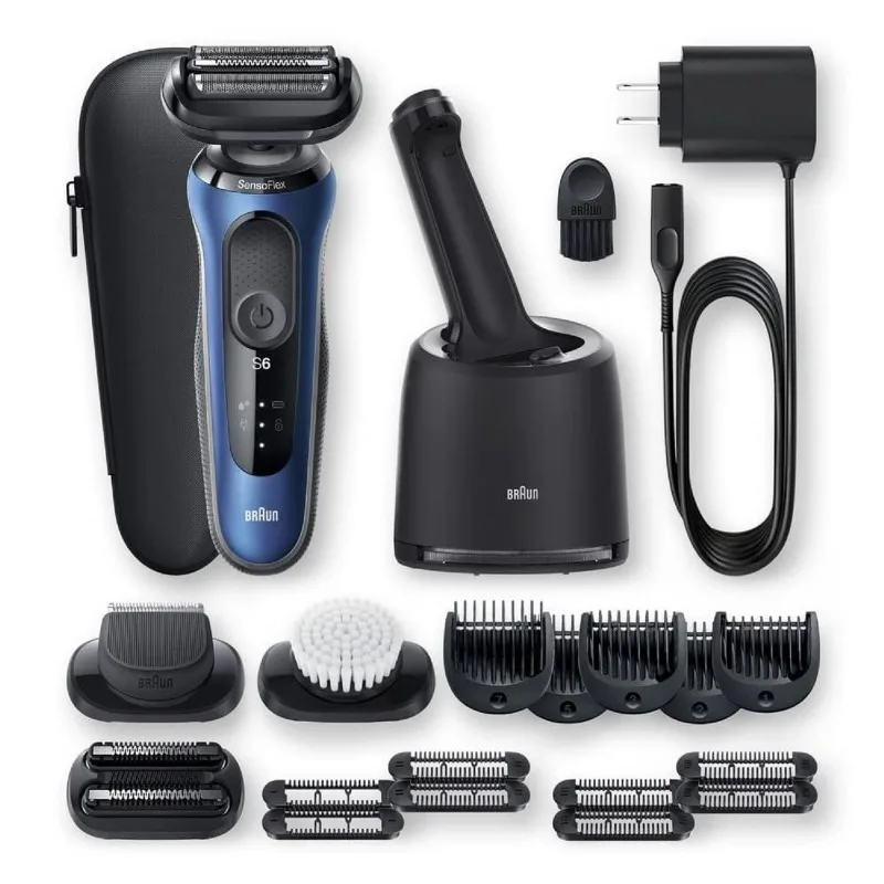 

Braun Series 6 6095cc Electric Razor for Men with SmartCare Center, Beard Trimmer, Stubble Beard Trimmer, Cleansing Brush