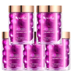 Rose - Infused Hair Smoothing Serum Capsules - Nourishing Leave - In Conditioner for Frizz - Free, Revitalized Hair