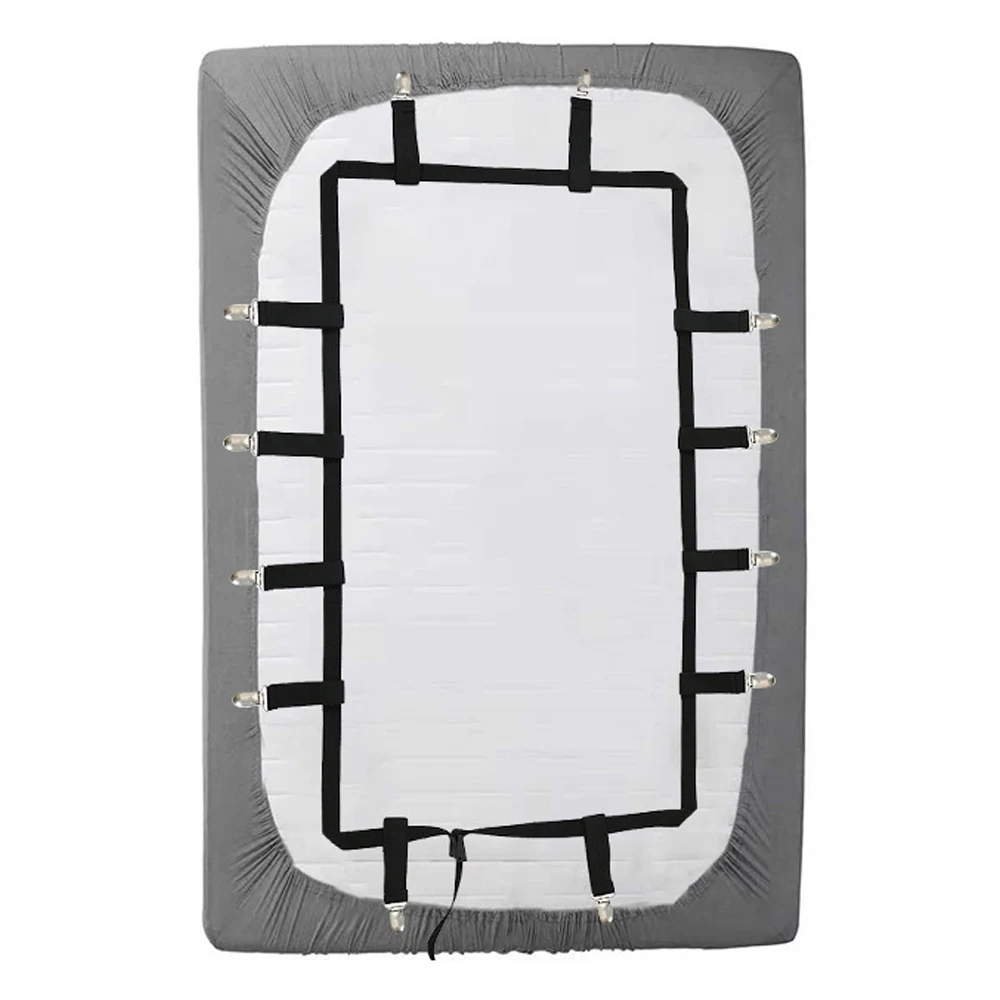 New Style Bed Sheet Holders Adjustable Elastic Mattress Cover Corner Holder Clip Bed Grippers Suspender Fasteners Straps 5