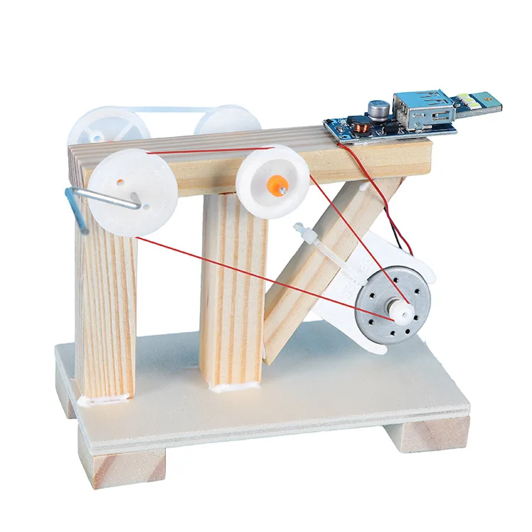 

Hand-cranked Generator Scientific Experiment Small Production Science Popularization Puzzle Creative Diy Toy Learning Materials