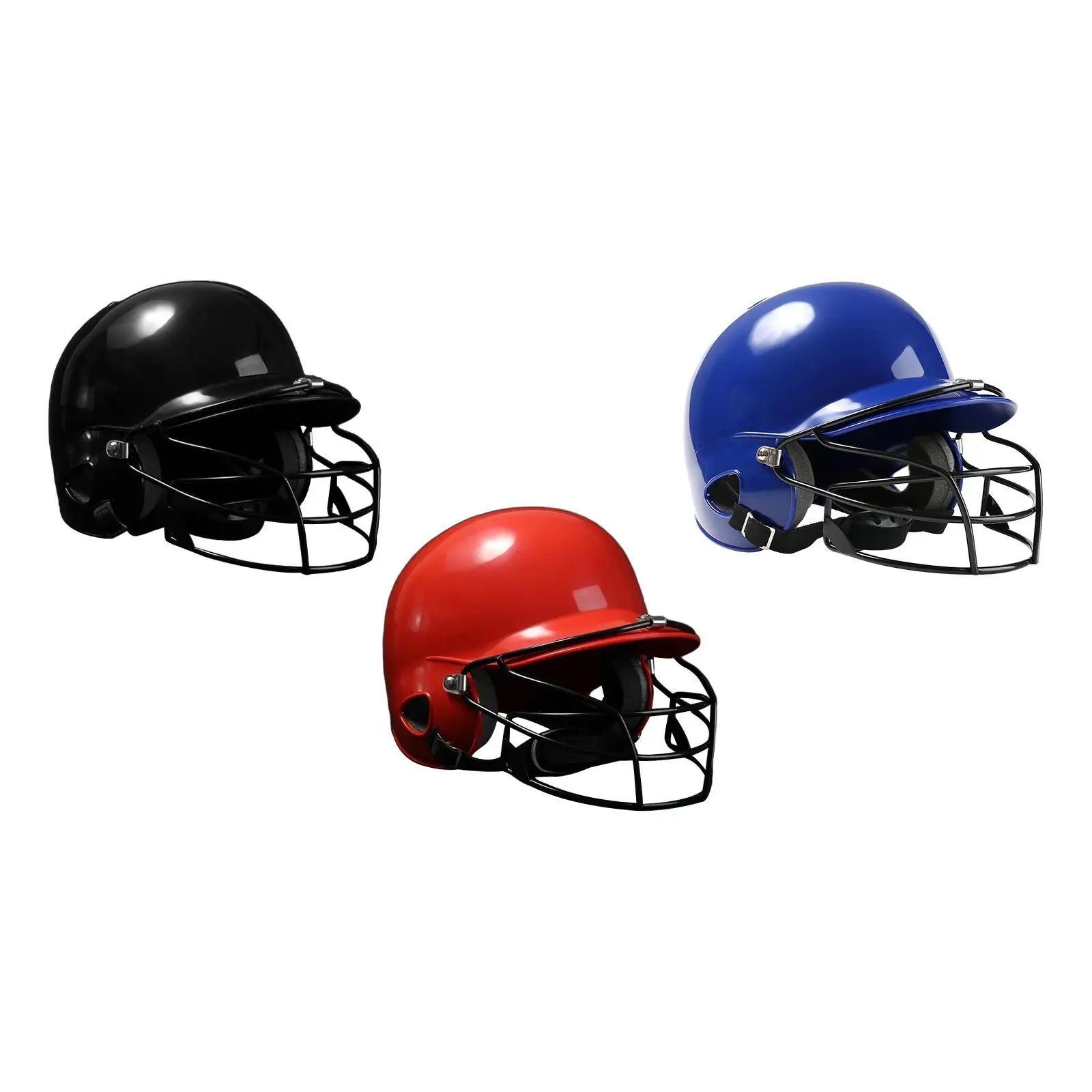 Baseball Batting Helmet with Facemask Sports Softball Helmet Protective Gear
