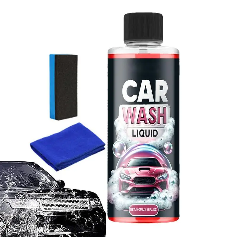 Foam Car Wash 100ml Car Cleaning Supplies Multifunctional Car Wash Foam Foaming Car Wash Soaps Exterior Care Products For Car