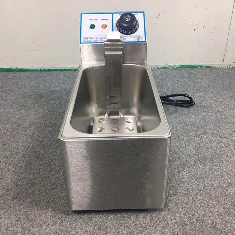 Electric Deep Fryer 2000W-Watt Large Professional Grade Stainless Steel with Triple Basket and Timer 3