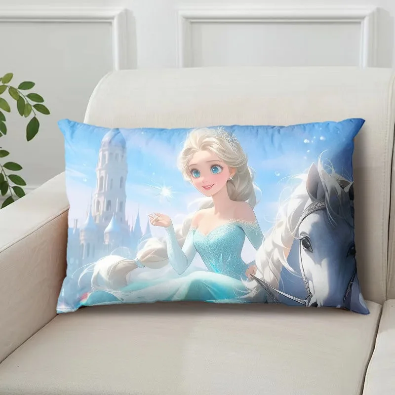Frozen Princess Aisha Printed Pillowcase Home Room Decoration Bed Sleeping Pillowcase Soft and Comfortable Sofa Cushion Cover 3